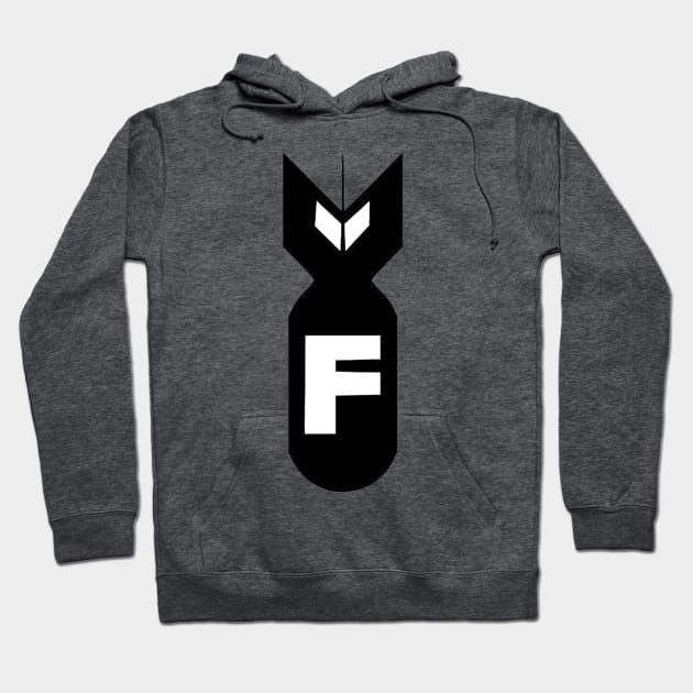 F Bomb Hoodie by  The best hard hat stickers 